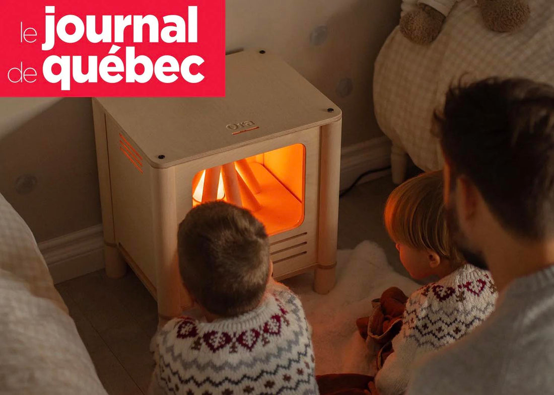 Le Journal de Québec "un poêle à bois pour enfant a la cote"